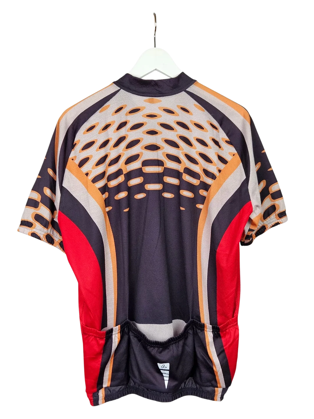 LÖFFLER Herren Rennrad Shirt, schwarz-rot-orange - Gr. L – Bild 2