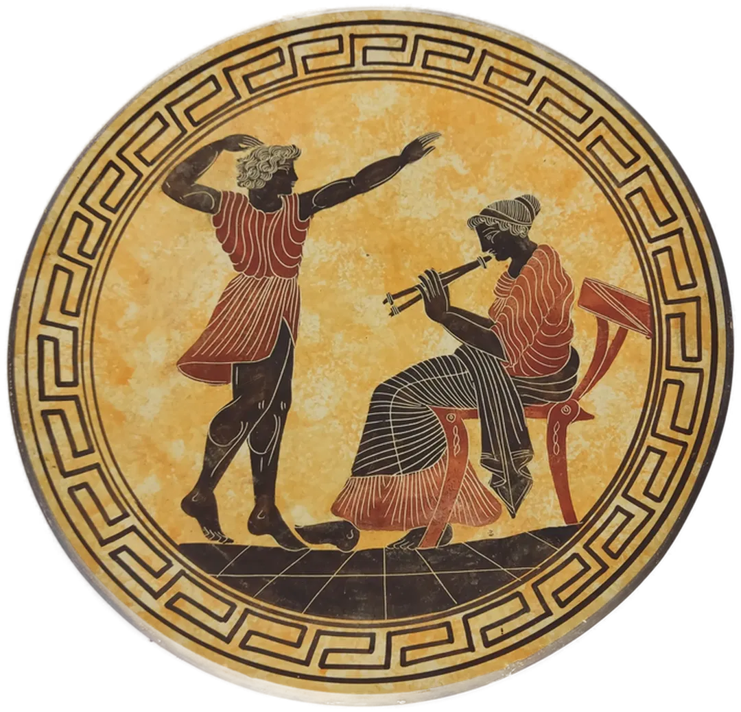 Dekoteller Keramik Griechenland handmade - Bild 4