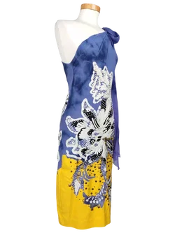 DIANE VON FURSTENBERG Damen Midikleid, multicolor - Gr. M - Bild 4