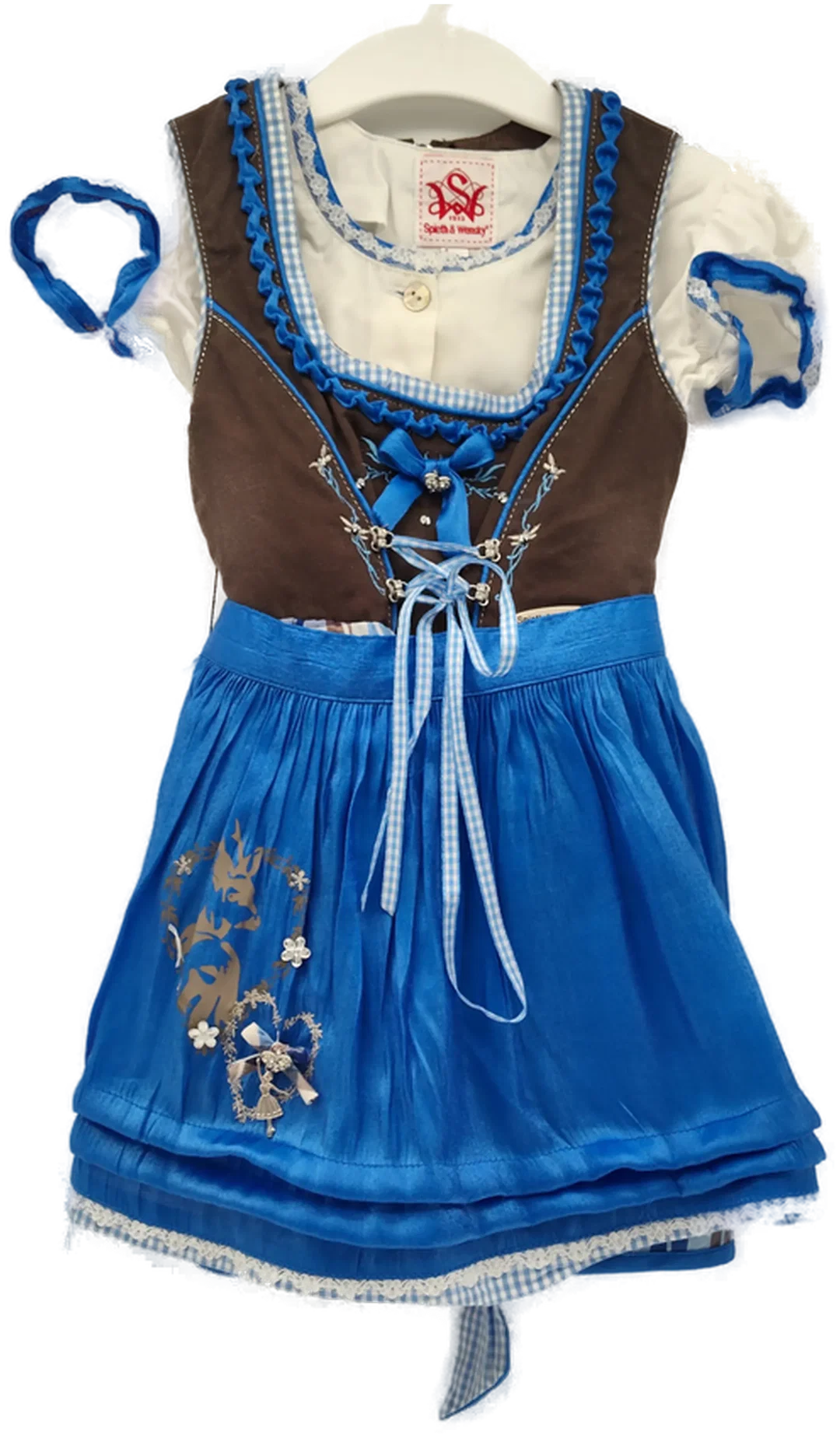 Kindertrachtenkleid Sonstige Baumwolle Gr. 92 | Mini-Trachtenschatz - Bild 1