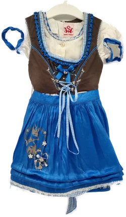 Kindertrachtenkleid Sonstige Baumwolle Gr. 92 | Mini-Trachtenschatz - Bild 1