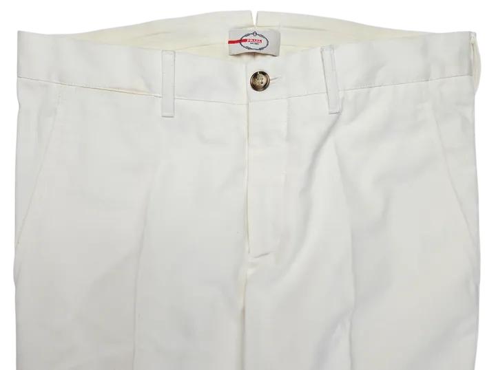 PRADA Herren Chino Hose, weiß - Gr. 46 - Bild 3