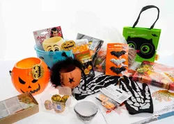 Happy Halloween Set #2 mit Tasche, Haarreif & u.v.a. Deko - Bild 5