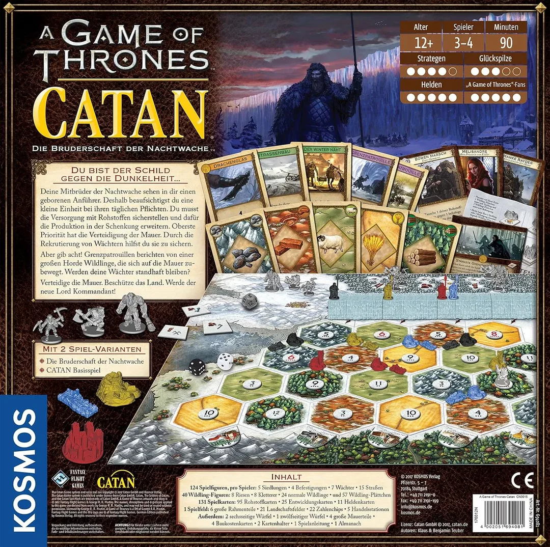 A Game of Thrones – Catan: Die Bruderschaft der Nachtwache (KOSMOS) – originalverschweißt! – Bild 3