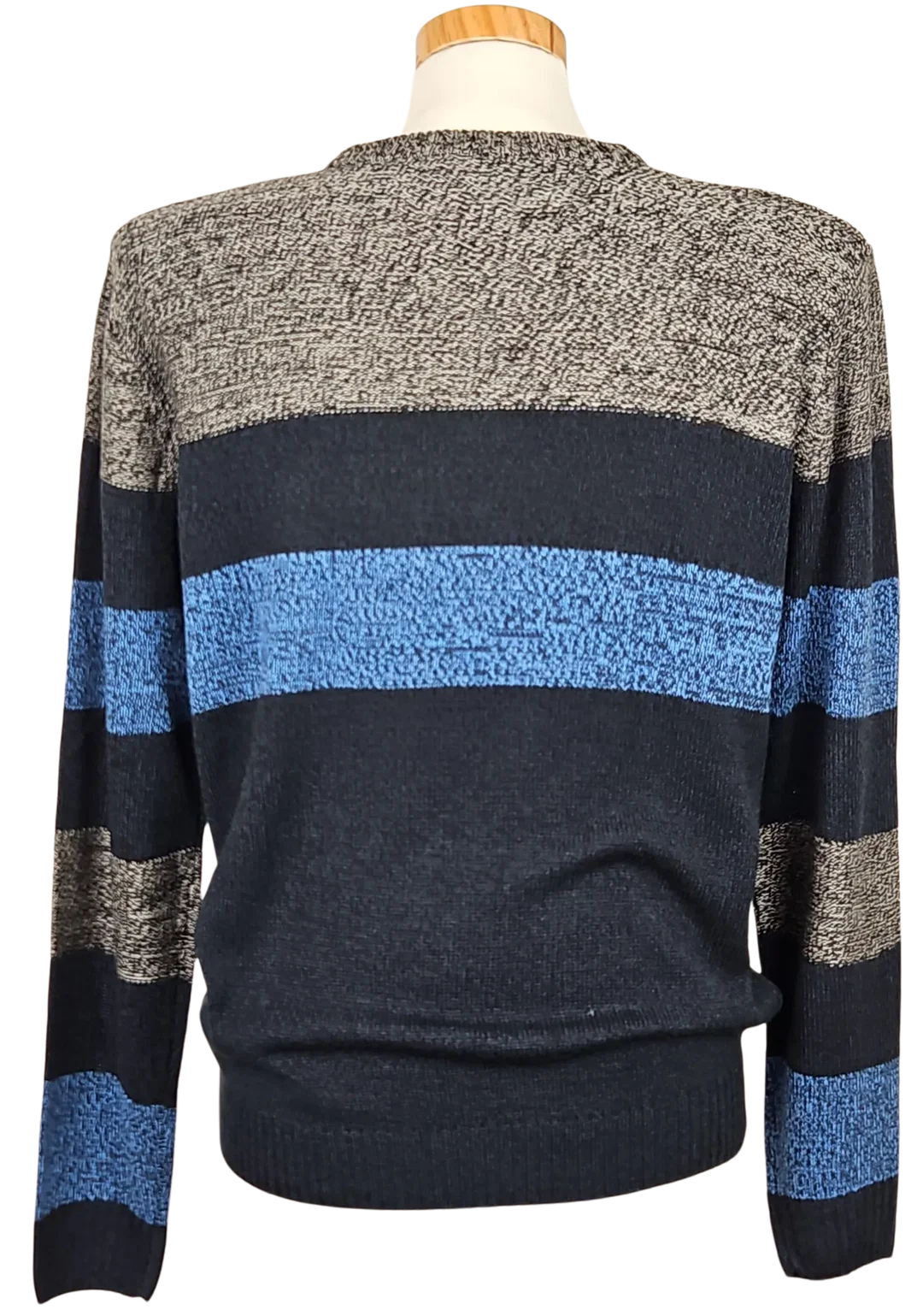 Vintage Herren Strickpullover, multicolor - Gr. M  – Bild 3