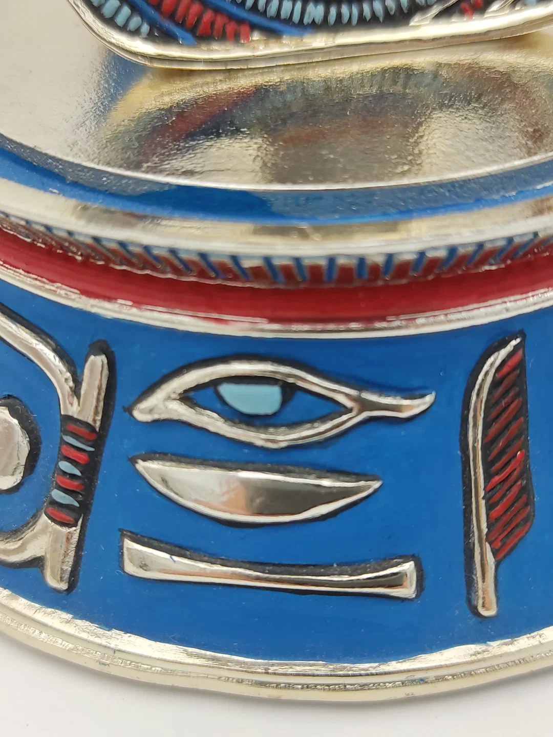 Tutanchamun Porzellan Totenmaske & Zertifikat von Franklin Mint | Ägyptischer Schatz – Bild 8