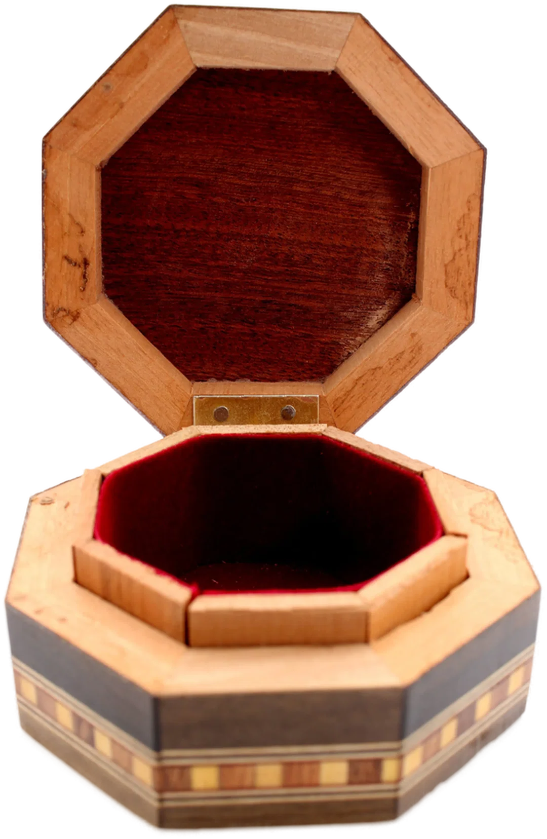 Set orientalischer Intarsienkästchen – 5 Stück, Holz, Handarbeit – Bild 3