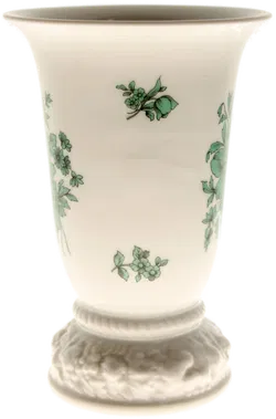 Rosenthal Porzellanvase mit floralen Dekor, ca. 15 cm - Bild 2
