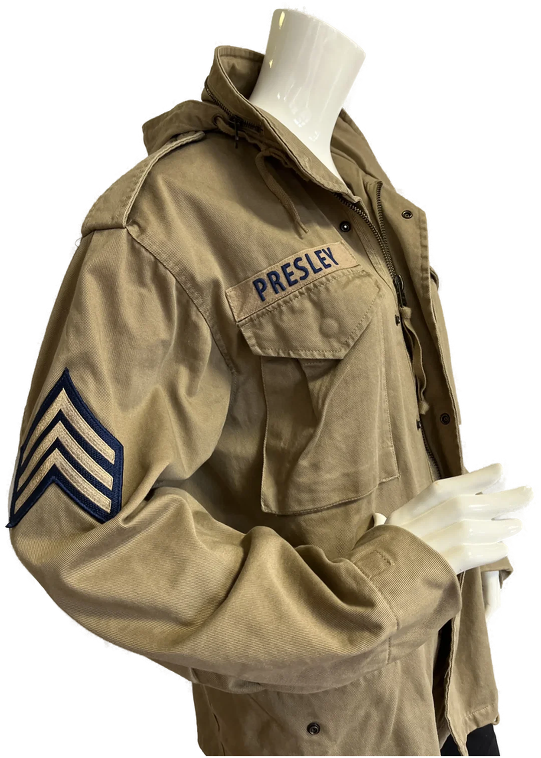ZARA MEN Herren Jacke "Elvis Presley U.S, Airforce" Gr. M – Bild 2