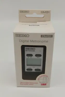 SEIKO Digital Metronome DM51 - Clip-On, mit Uhr-Funktion - Bild 1