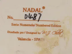 NADAL Figur „Mutter mit Kind“ – Designfigur – Valencia (Spanien) – ca. 19 cm - Bild 3