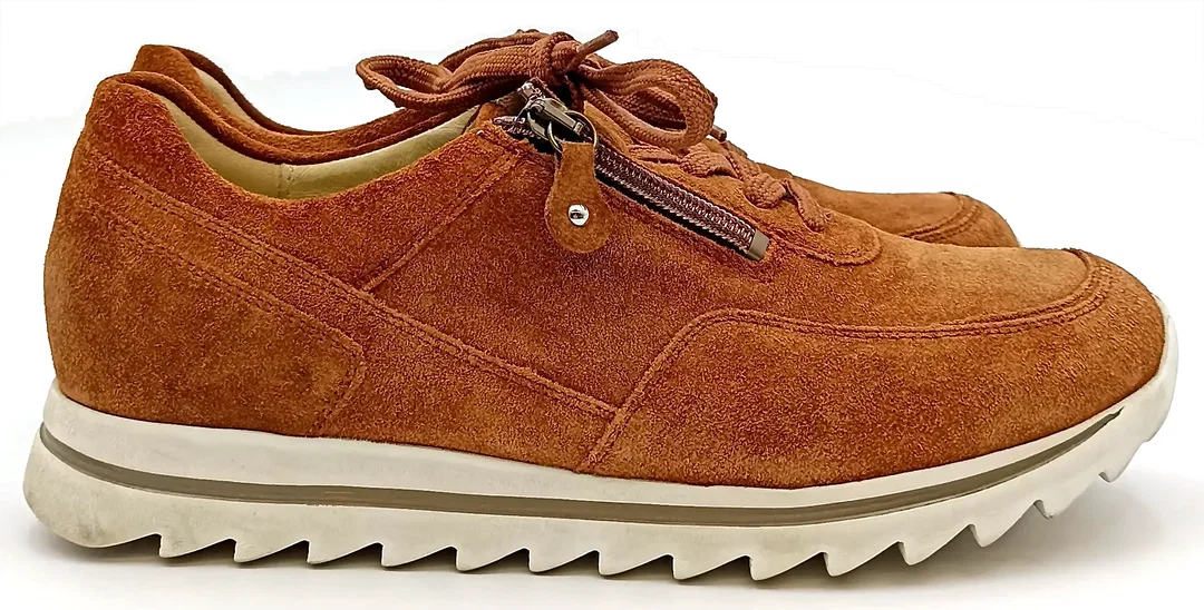 Waldläufer Damen Velourleder cognac Gr. 40 – Bild 6