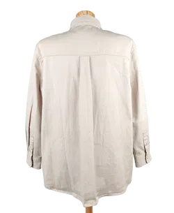 Weekday Herren Denim Hemdjacke, beige - Gr. M  - Bild 2