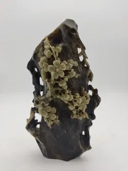 Geschnitzte Deko Vase Speckstein - Bild 2