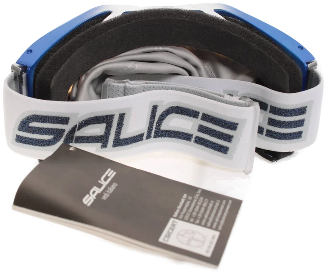 Salice Skibrille – Blau/Silber – Doppelscheibe mit UV-Schutz & OVP, Inkl. Microfaserbeutel – Bild 3