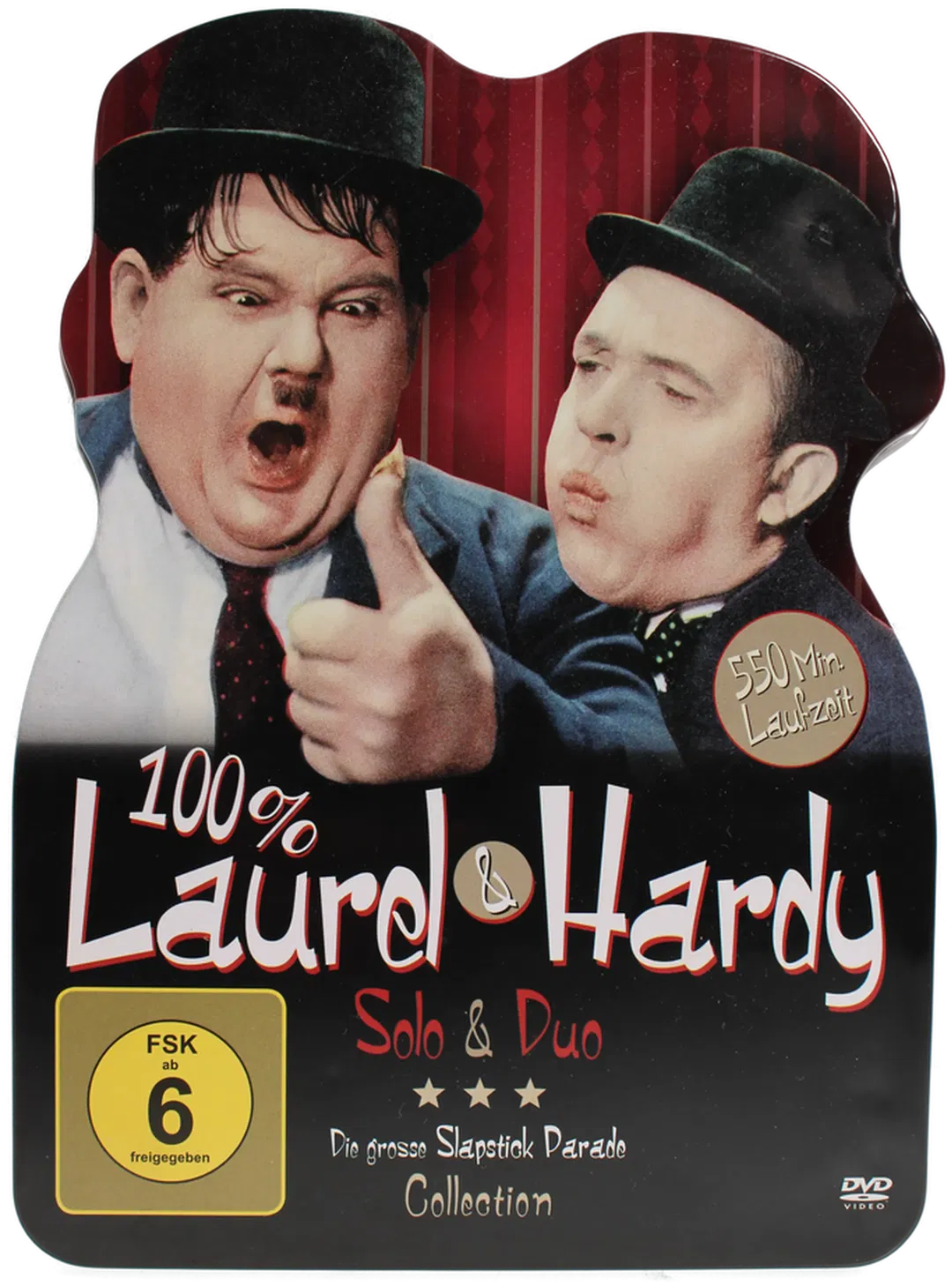 DVD - Box Laurel & Hardy  – 100% Solo & Duo, Slapstick Collection, 550 Min. Laufzeit - Bild 2