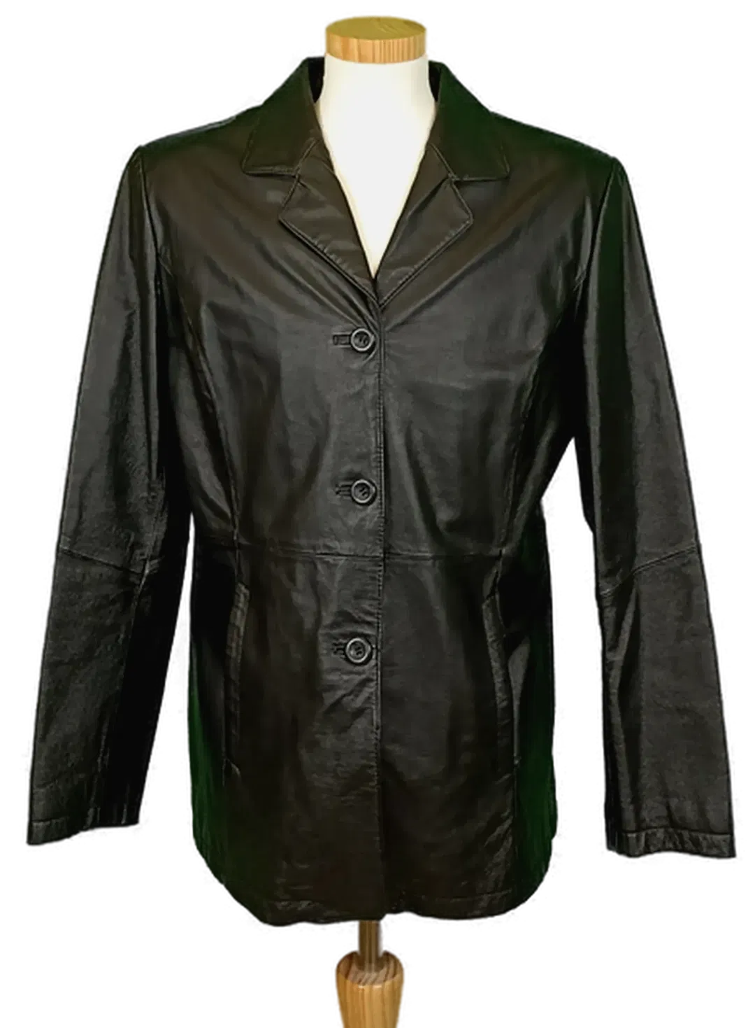 Fabiani Herren Leder Jacke schwarz Gr. 44 - Bild 1