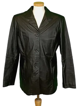 Fabiani Herren Leder Jacke schwarz Gr. 44 - Bild 1