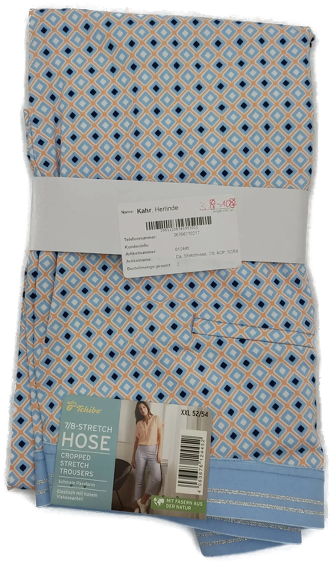 Tchibo Stretch 7/8-Hose Viskose Damen 52 | Neu Mit Etikett - Bild 4