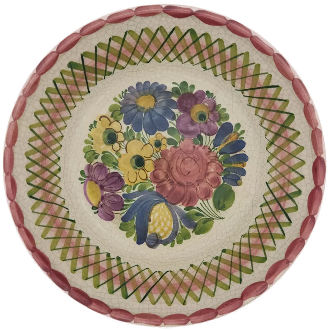 Teller Gmundner Keramik Zum Aufhängen Ø28cm | Wand-Unikat - Bild 4