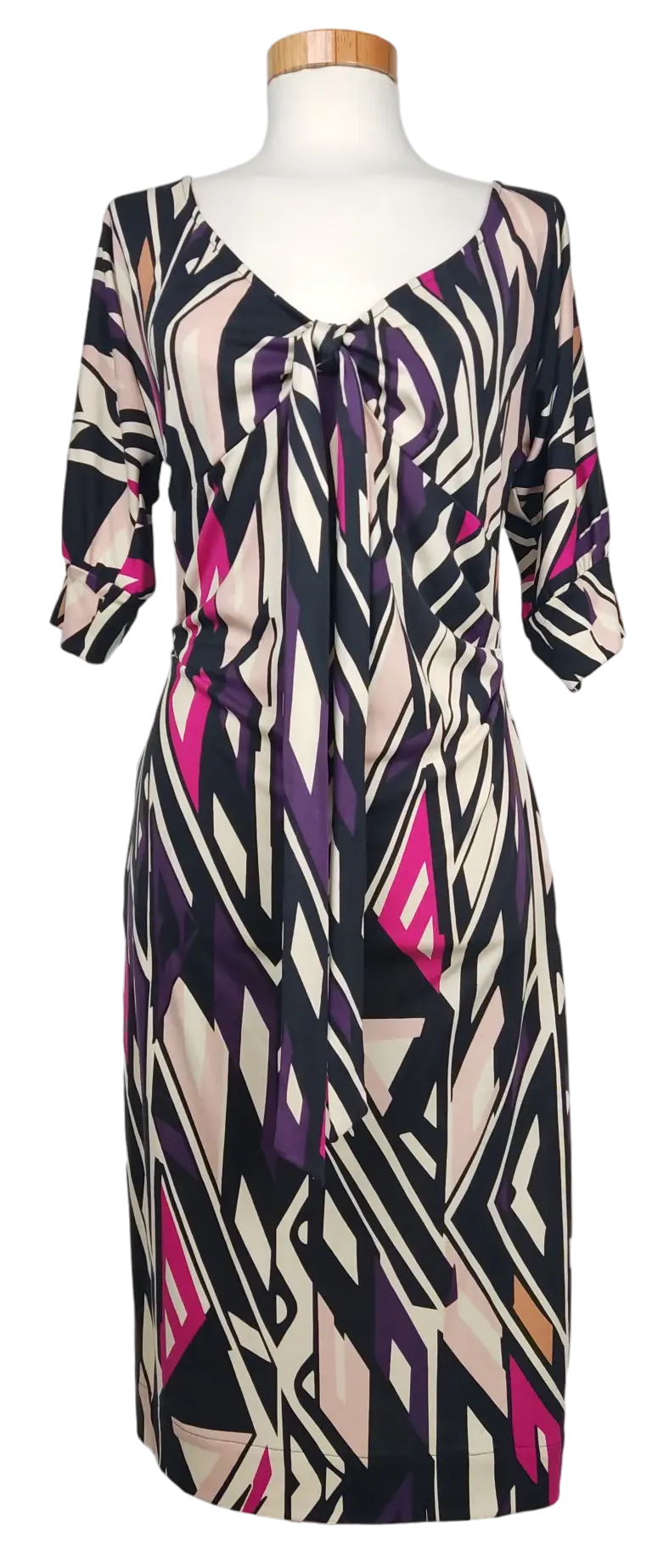 Diane von Furstenberg Damen Midikleid, multicolor - Gr. L  - Bild 1