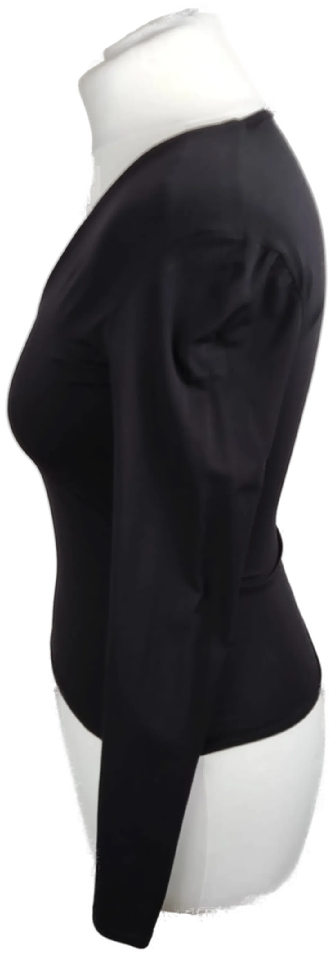 Damen-Longsleeve in Schwarz | Zeitloser Klassiker – Bild 2