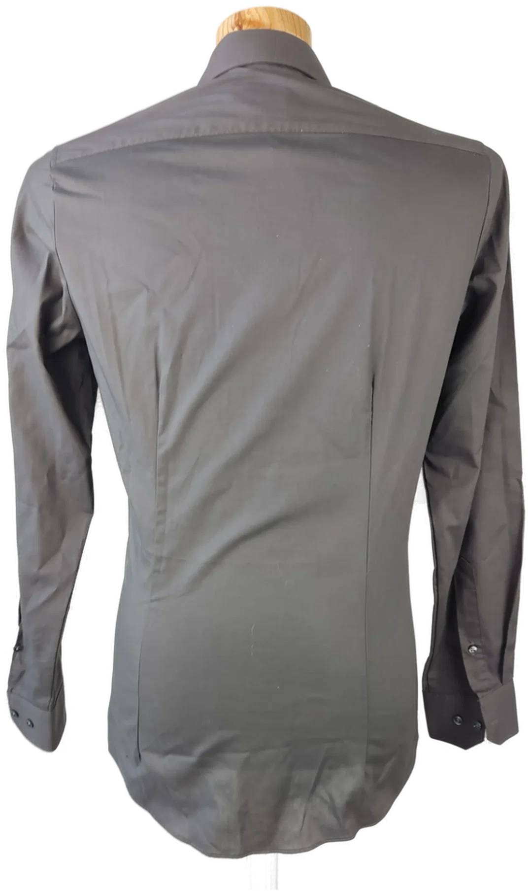 ROYAL CLASS Herren Hemd, grau - Gr. 38 (S) (body fit) – Bild 3