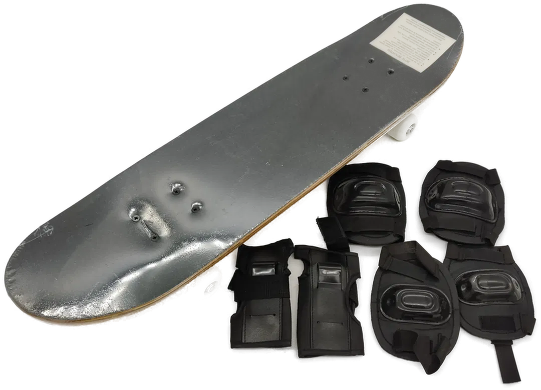 Skateboard-Set mit Knie-, Ellbogen- und Handschützer Frühling - Bild 1