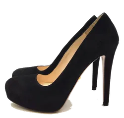 Prada Damen Pumps schwarz Gr. 37 1/2 - Bild 1