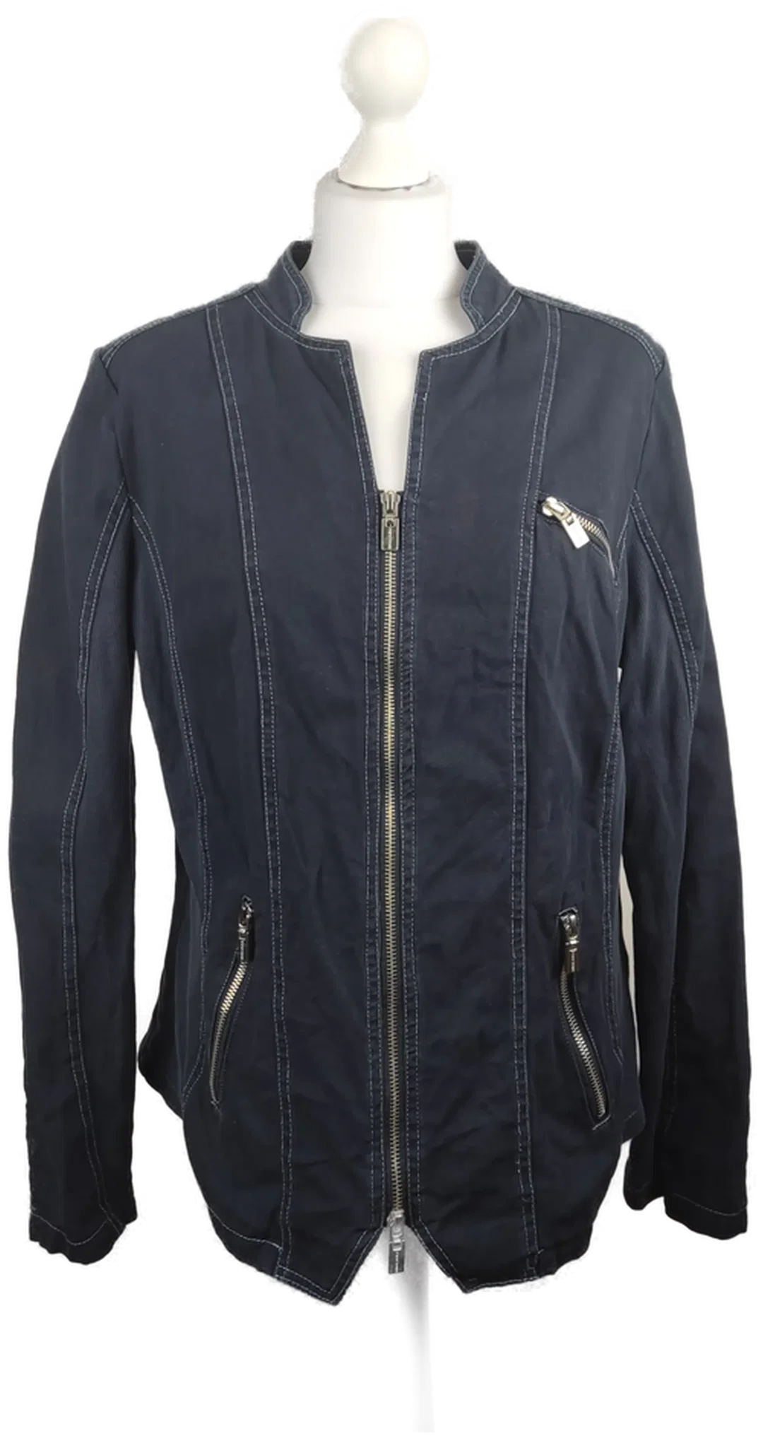 Gina Laura Übergangsjacke Damen Baumwolle L | Zeitloser Begleiter – Bild 1