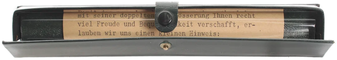 Lineallupe mit Etui – ca. 21 cm – Leselupe / Vintage - Bild 2