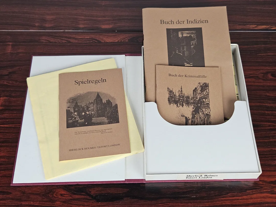 Sherlock Holmes Tatort London - Vintage Gesellschaftsspiel - Franckh'sche Verlagshandlung – Bild 3