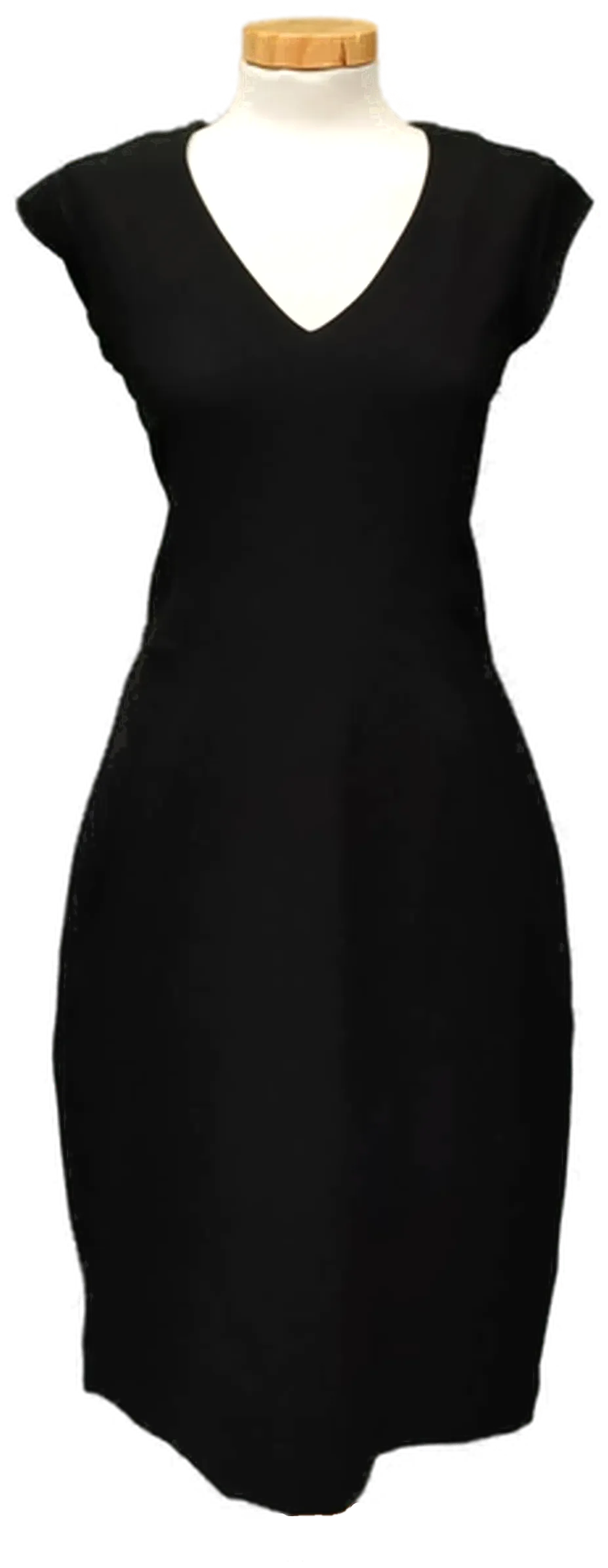 H&M Damen Midikleid schwarz Gr. L - Bild 1