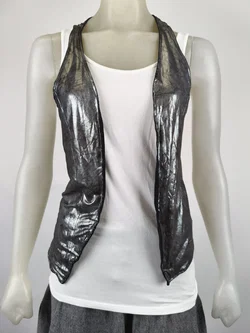 Miss Sixty, Gilet Metallic, Gr. M,  – Vorschau 3