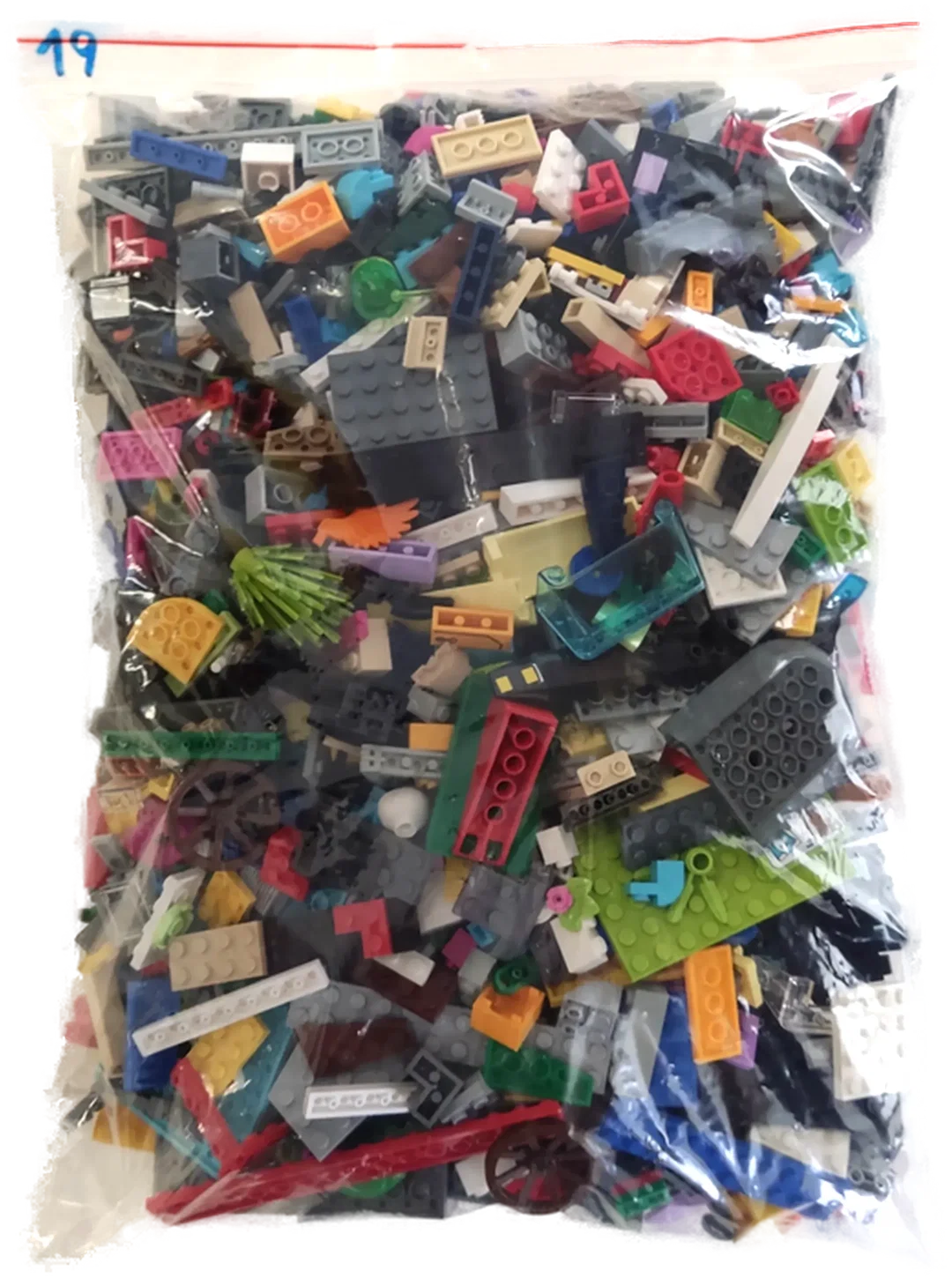 1,5 Kilo LEGO Steine gemischt Nr. 19 – Bild 1