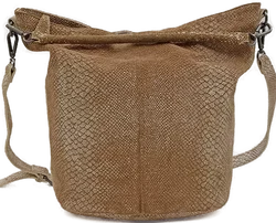Liebeskind Berlin Ledertasche schlangenoptik braun/weiß - Bild 3