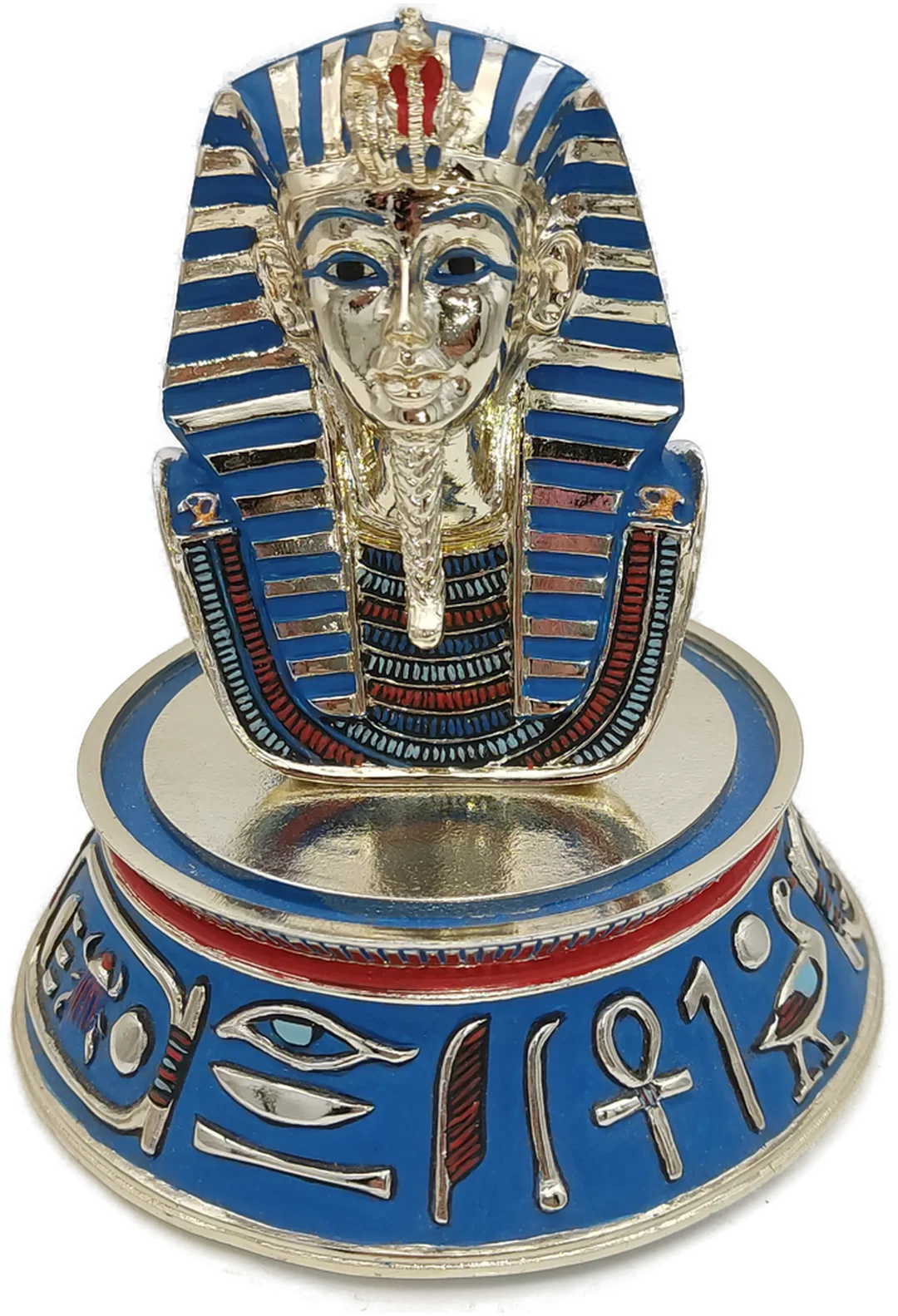 Tutanchamun Porzellan Totenmaske & Zertifikat von Franklin Mint | Ägyptischer Schatz - Bild 4