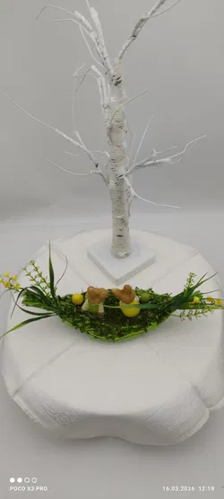 Osterdeko Keramik Hase & Eier | Ohne Baum - Bild 3