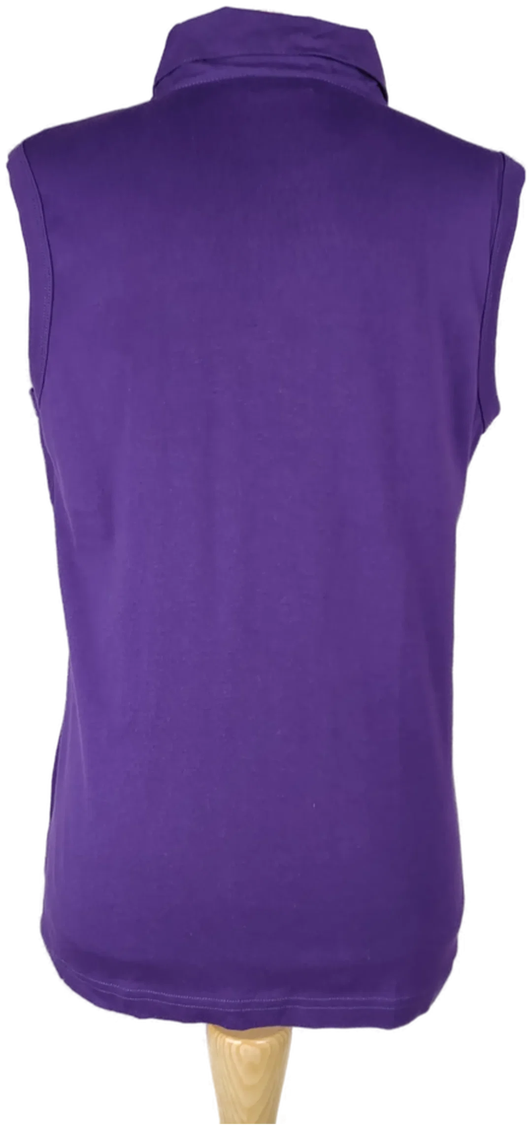 Street One Damenbluse kurarm mit Polokragen lila - XL 42 – Bild 2
