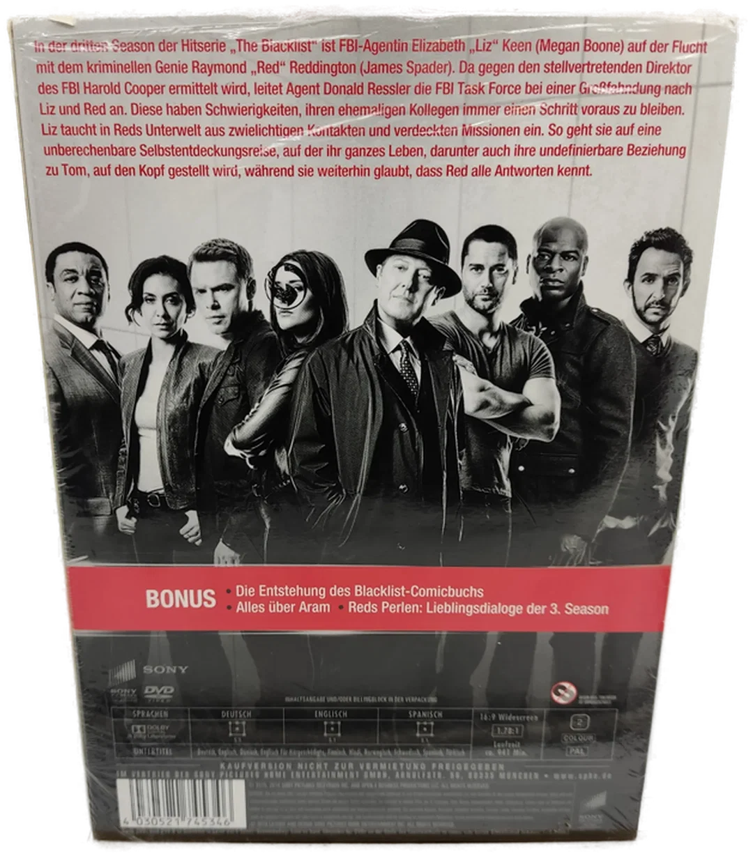DVD The Blacklist Dritte Staffel  – Bild 2