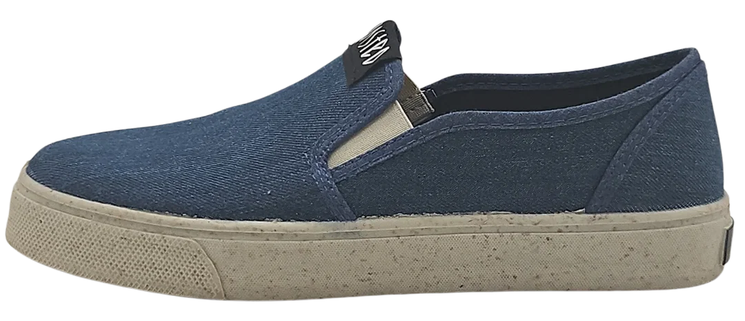 Wasted Slip-On Sneaker, blau - Gr. 38 – Bild 2