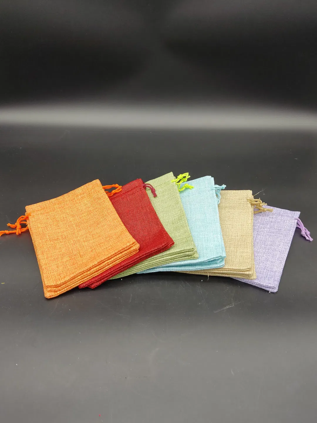 18er Set Stoffbeutel mit Kordelzug - 10 x 15 cm - Bild 4
