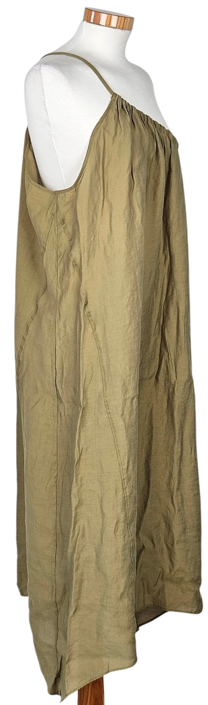 ZARA Damen Midikleid, grün - Gr. EUR L  – Bild 4