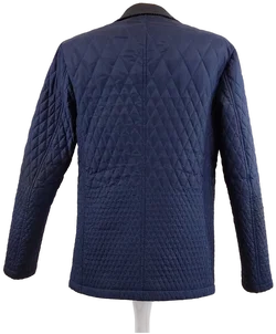 Herren Steppjacke Blau mit Seitentaschen, Gr. 50 - Bild 3