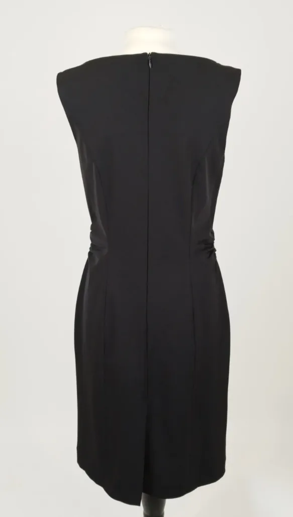 SET Schwarzes Midikleid - Gr. 38 / 90% Polyester, 10% Elasthan – Bild 3