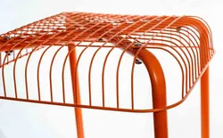 Vintage IKEA Västerön Metall-Hocker, 1990er, Industrial - Bild 2