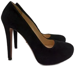 Prada Damen Pumps schwarz Gr. 37 1/2 - Bild 3