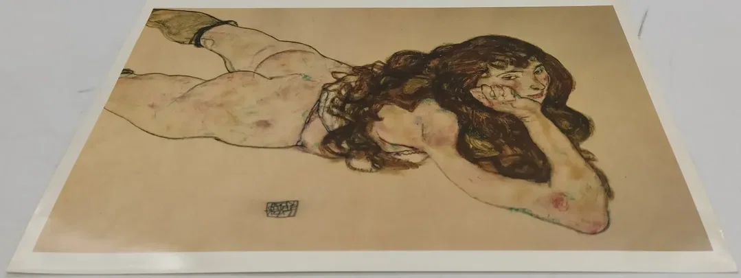 Kunstdruckmappe mit 12 Kunstdrucke 5 von Egon Schiele 4 von Keith Haring – Bild 5