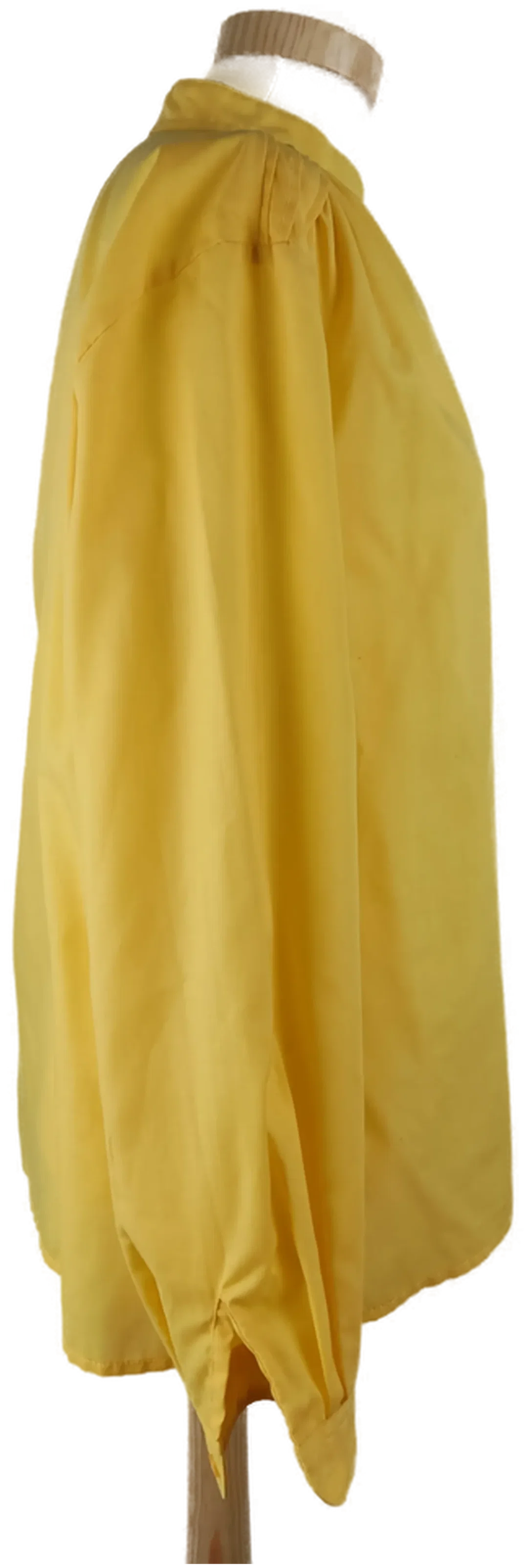 Bluse "Lady Jane", langarm mit Stehkragen, gelb, Größe 46 – Bild 2
