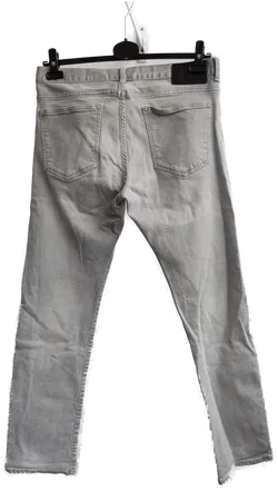 H&M Denim Herrenjeans, grau - Gr. 33/32 - Bild 2